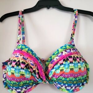 Multicolored Bathing Suit Top by Rod Beattie